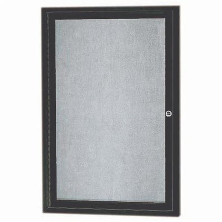 AARCO Aarco Products ODCC3624RBA 1-Door Outdoor Enclosed Bulletin Board - Bronze Anodized ODCC3624RBA